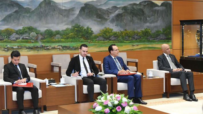 Chủ tịch Quốc hội Trần Thanh Mẫn tiếp Tổng Thư ký Hạ viện Morocco ảnh 7 Chủ tịch Quốc hội Trần Thanh Mẫn tiếp Tổng Thư ký Hạ viện Morocco -0
