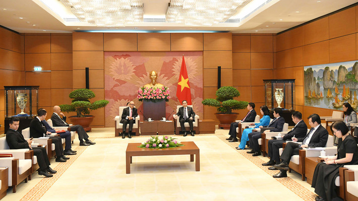Chủ tịch Quốc hội Trần Thanh Mẫn tiếp Tổng Thư ký Hạ viện Morocco ảnh 3 Chủ tịch Quốc hội Trần Thanh Mẫn tiếp Tổng Thư ký Hạ viện Morocco -0