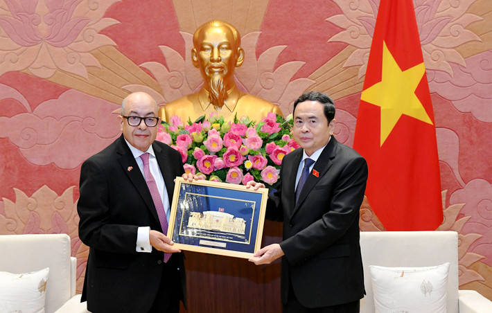 Chủ tịch Quốc hội Trần Thanh Mẫn tiếp Tổng Thư ký Hạ viện Morocco ảnh 4 Chủ tịch Quốc hội Trần Thanh Mẫn tiếp Tổng Thư ký Hạ viện Morocco -0
