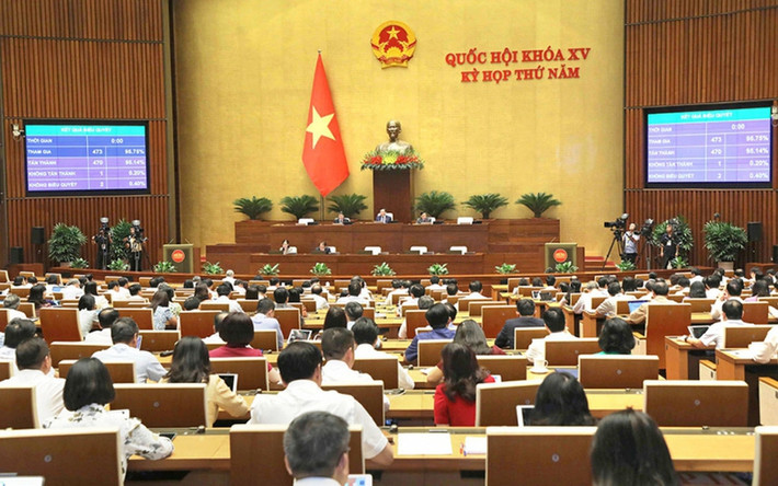 Quốc hội biểu quyết thông qua Nghị quyết số 96/2023/QH15 về lấy phiếu tín nhiệm, bỏ phiếu tín nhiệm Quốc hội biểu quyết thông qua Nghị quyết số 96/2023/QH15 về lấy phiếu tín nhiệm, bỏ phiếu tín nhiệm
