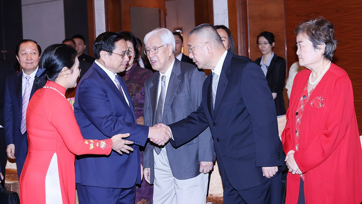 Thủ tướng Chính phủ Phạm Minh Chính gặp mặt các nhân sĩ hữu nghị Trung Quốc ảnh 3 Thủ tướng Chính phủ Phạm Minh Chính gặp mặt các nhân sĩ hữu nghị Trung Quốc -1