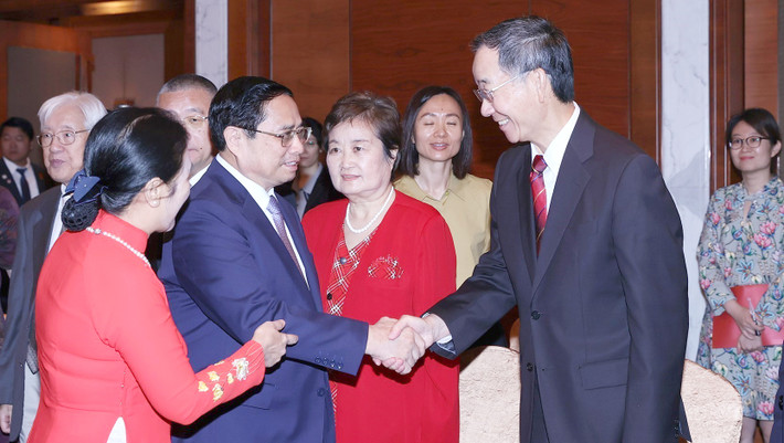 Thủ tướng Chính phủ Phạm Minh Chính gặp mặt các nhân sĩ hữu nghị Trung Quốc ảnh 5 Thủ tướng Chính phủ Phạm Minh Chính gặp mặt các nhân sĩ hữu nghị Trung Quốc