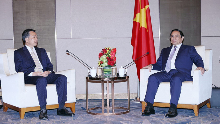 Thủ tướng Chính phủ Phạm Minh Chính gặp mặt các nhân sĩ hữu nghị Trung Quốc ảnh 2 Thủ tướng Chính phủ Phạm Minh Chính gặp mặt các nhân sĩ hữu nghị Trung Quốc -0