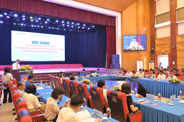Quang cảnh hội thảo Thanh niên Việt Nam thời kỳ mới: Hình mẫu mang nhiều giá trị -0