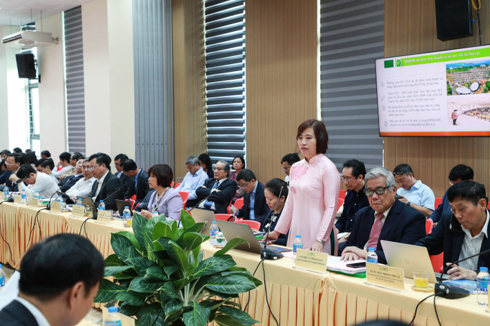 Trưởng ban Khoa học - Công nghệ Đại học Quốc gia Hà Nội Trần Thị Thanh Tú phát biểu Phát triển các viện nghiên cứu, trường đại học trở thành chủ thể nghiên cứu mạnh -0