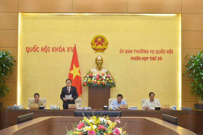 Bế mạc Phiên họp thứ 33 của Ủy ban Thường vụ Quốc hội ảnh 2 Bế mạc Phiên họp thứ 33 của Ủy ban Thường vụ Quốc hội -0