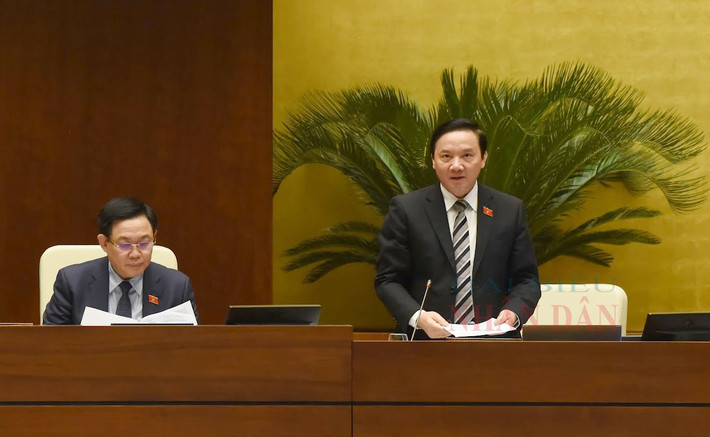 Phó Chủ tịch Quốc hội Nguyễn Khắc Định chủ trì phiên họp Ảnh: Quang Khánh Phó Chủ tịch Quốc hội Nguyễn Khắc Định chủ trì phiên họp Ảnh: Quang Khánh
