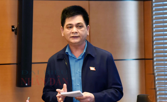 ĐBQH Nguyễn Lâm Thành (Thái Nguyên) phát biểu Ảnh: Quang Khánh ĐBQH Nguyễn Lâm Thành (Thái Nguyên) phát biểu Ảnh: Quang Khánh
