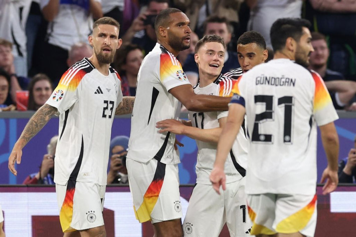 Chủ nhà Đức có cơ hội giành vé sớm vào vòng loại trực tiếp. Ảnh: Football Italia EURO 2024: Đức gặp phép thử, Croatia giải tỏa áp lực -0