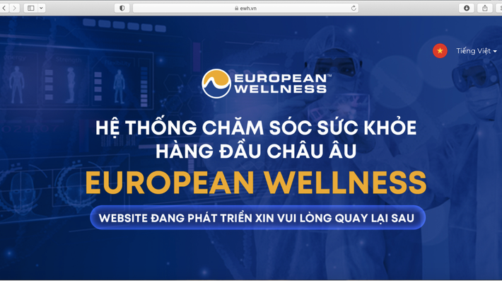 Website https://ewh.vn từng đăng nhiều bài quảng cáo NAD+ như “thần dược” hiện không truy cập được Thực tế “phũ phàng” trái ngược những quảng cáo “hào nhoáng” về Phòng khám European Wellness