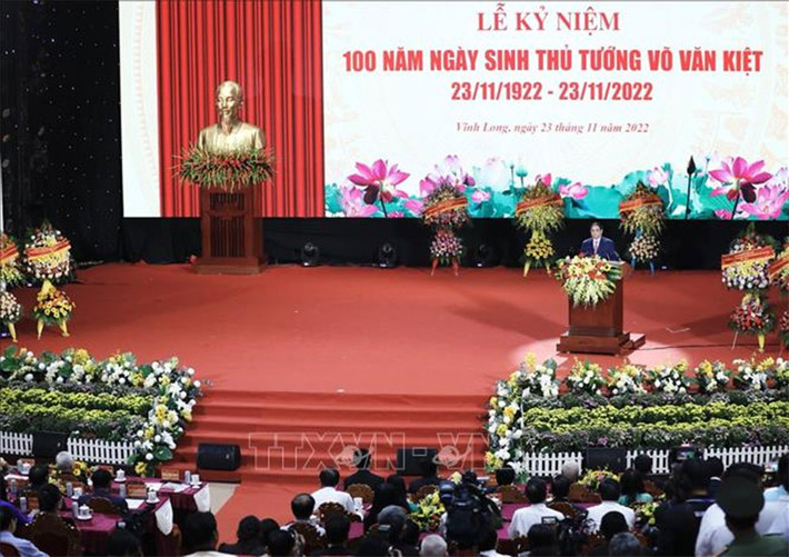 Quang cảnh buổi Lễ. Ảnh: Dương Giang Lễ kỷ niệm 100 năm Ngày sinh Thủ tướng Chính phủ Võ Văn Kiệt -0