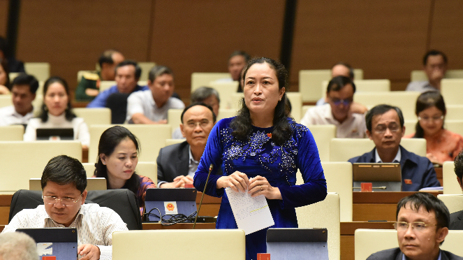 ĐBQH Trần Thị Hoa Ry (Bạc Liêu) Ảnh: Quang Khánh ĐBQH Trần Thị Hoa Ry (Bạc Liêu) Ảnh: Quang Khánh