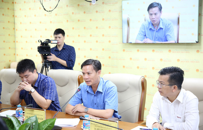 Trưởng phòng Hợp tác quốc tế, Đại học Lâm nghiệp, GS. TS Hoàng Văn Sâm phát biểu. Ảnh: Duy Thông Thị trường tín chỉ carbon: Cần sự tiếp sức kịp thời từ cơ chế, chính sách -0