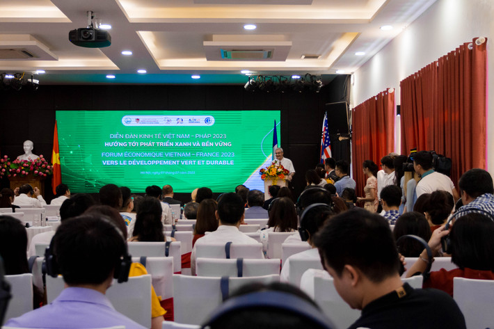 Toàn cảnh Diễn đàn kinh tế Việt Nam - Pháp 2023 150 đại biểu tham dự Diễn đàn kinh tế Việt Nam - Pháp 2023 -0