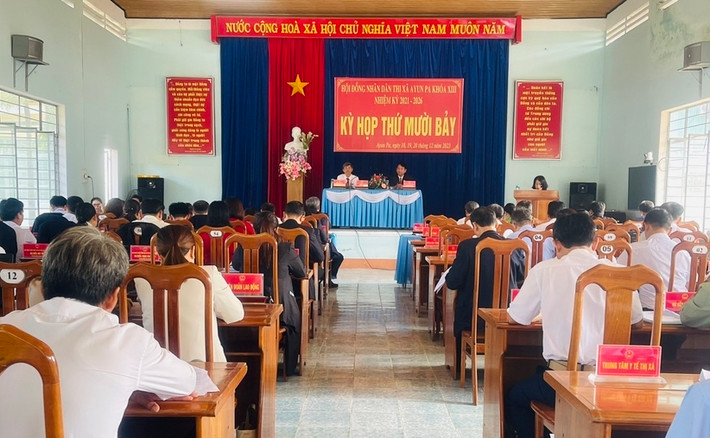 Tiến bộ rõ rệt từ thông tin phản hồi ở cơ sở ảnh 1 Kỳ họp thứ 17, HĐND thị xã Ayun Pa Khóa XIII - ẢNH VŨ CHI