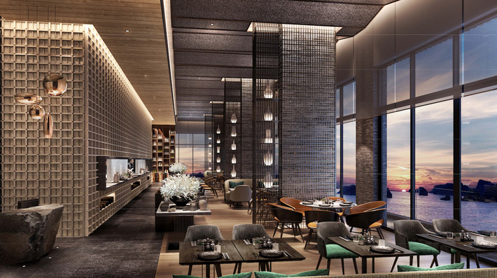 Nhà hàng Roku nơi chủ nhân trải nghiệm hương vị cocktail, rượu sake và các món ăn tinh tế được chế biến theo 6 kỹ thuật ẩm thực đỉnh cao của Nhật Bản Sky Pool Villa: ‘Biệt thự trên không’ mở ra tầm nhìn độc bản ôm trọn vịnh Hạ Long -0