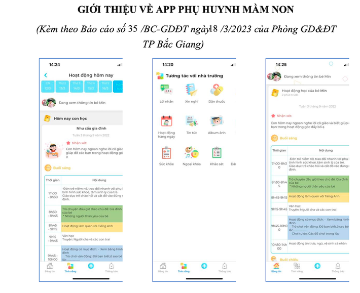 Phần mềm trao đổi thông tin giữa nhà trường và gia đình của Công ty Cổ phần Đào tạo Quản lý trực tuyến OMT đang được áp dụng trên hệ thống các trường học tại địa bàn TP Bắc Giang Phần mềm trao đổi thông tin giữa nhà trường và gia đình trên địa bàn TP Bắc Giang tồn tại những bất cập gì?