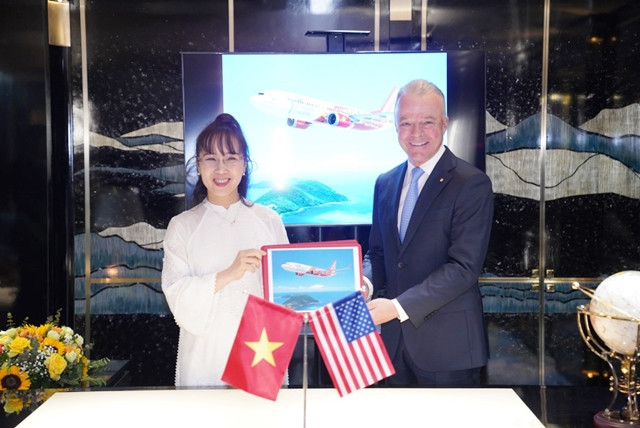 Vietjet và Boeing đã đạt được những thoả thuận thương mại quan trọng trong chuyến thăm của Tổng thống Hoa Kỳ Joe Biden đến Việt Nam Vietjet và Boeing chốt kế hoạch giao 200 máy bay trị giá 25 tỷ USD -0