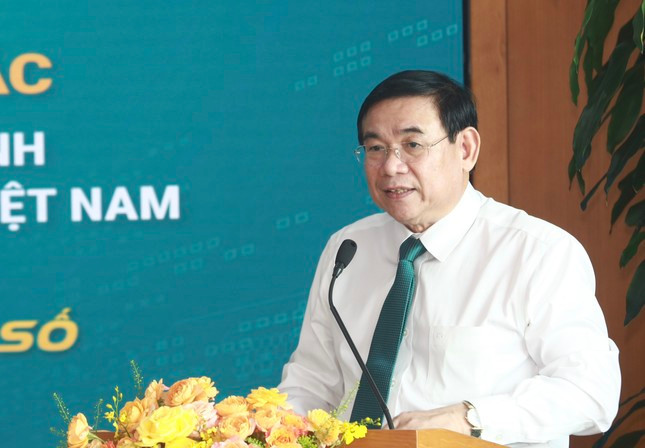 Chủ tịch HĐQT BIDV Phan Đức Tú phát biểu BIDV và Trung ương Đoàn ký kết thỏa thuận hợp tác -0