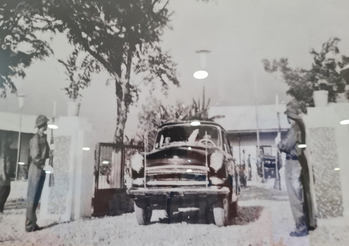 Trụ sở Chính phủ Cách mạng lâm thời Cộng hòa miền Nam Việt Nam tại Cam Lộ năm 1973. Ảnh: TL Vai trò của Chính phủ Cách mạng lâm thời Cộng hòa miền Nam Việt Nam -0