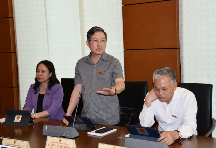 ĐBQH Lương Quốc Đoàn (An Giang) phát biểu Sớm có những giải pháp căn cơ để sớm tháo gỡ những khó khăn -0