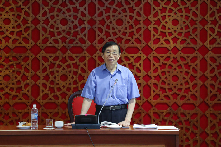Nguyên Chủ nhiệm Văn phòng Quốc hội, Chủ nhiệm Câu lạc bộ Cựu đại biểu Quốc hội Bùi Ngọc Thanh phát biểu Câu lạc bộ Cựu đại biểu Quốc hội góp ý dự án Luật Bảo hiểm xã hội (sửa đổi) -0
