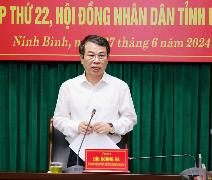 Tháo gỡ “điểm nghẽn”, khơi thông tiềm năng, thế mạnh ảnh 1 Ủy viên Ban Thường vụ Tỉnh ủy, Phó Chủ tịch Thường trực HĐND tỉnh Bùi Hoàng Hà. Ảnh: Đức Lam