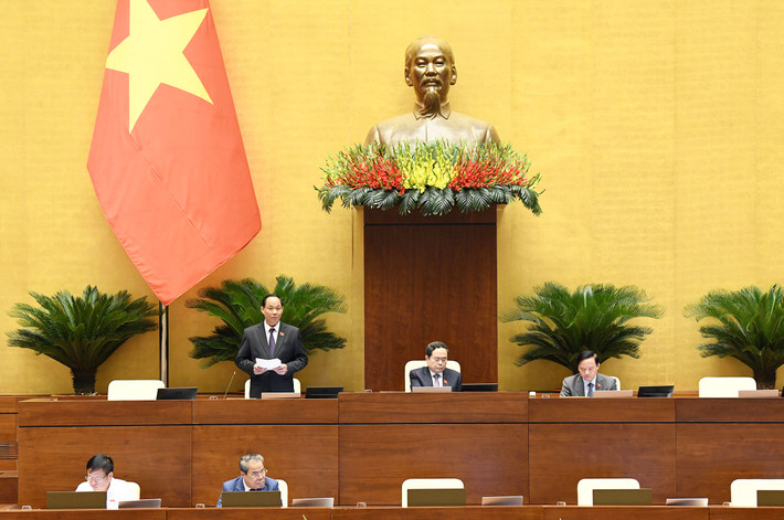 Phó Chủ tịch Quốc hội, Thượng tướng Trần Quang Phương điều hành phiên họp. Ảnh: Lâm Hiển Nâng cao hơn nữa tinh thần trách nhiệm trong giải quyết, trả lời kiến nghị của cử tri -0