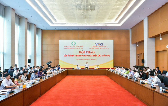Quang cảnh hội nghị Hợp đồng quyền chọn: Tạo khuôn khổ pháp lý đồng bộ, khả thi cho hoạt động điện lực -0