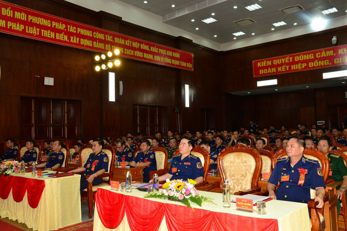 Quang cảnh Đại hội Bộ Tư lệnh vùng cảnh sát biển tổ chức Đại hội thi đua quyết thắng -0