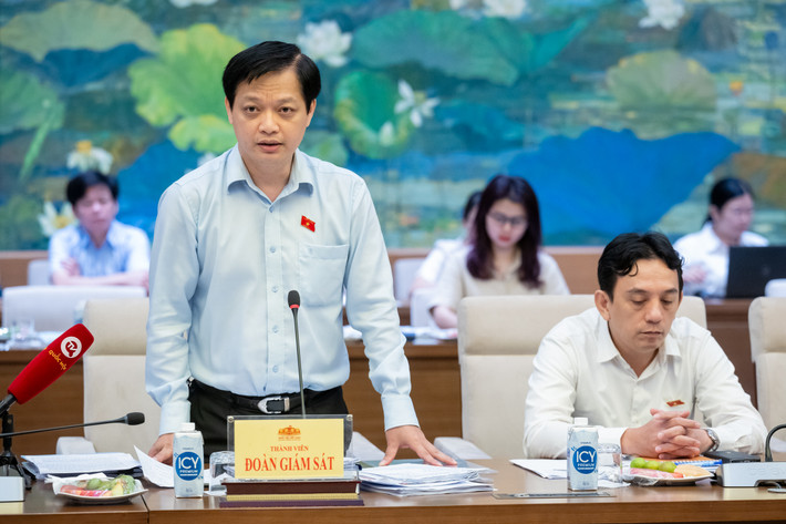 Ủy viên Thường trực Ủy ban Kinh tế Nguyễn Hải Nam phát biểu - Ảnh: Hồ Long Ủy viên Thường trực Ủy ban Kinh tế Nguyễn Hải Nam phát biểu - Ảnh: Hồ Long