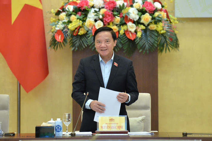 Phó Chủ tịch Quốc hội Nguyễn Khắc Định chủ trì làm việc với Chính phủ về hoạt động của đơn vị sự nghiệp công lập ảnh 1 Phó Chủ tịch Quốc hội Nguyễn Khắc Định chủ trì làm việc với Chính phủ về hoạt động của đơn vị sự nghiệp công lập -0