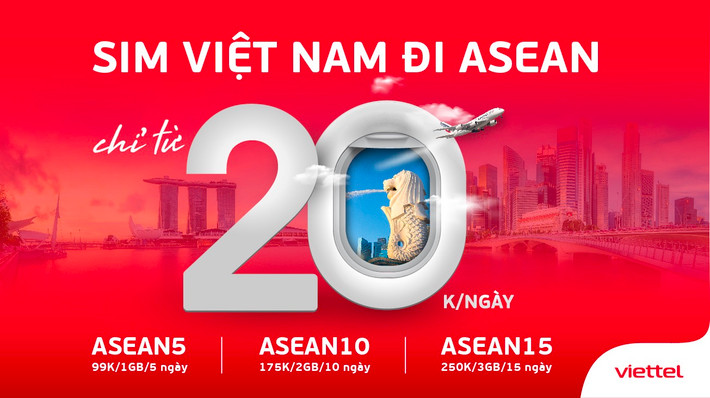 Mang SIM Viettel đi quốc tế chỉ từ 20k/ngày -0