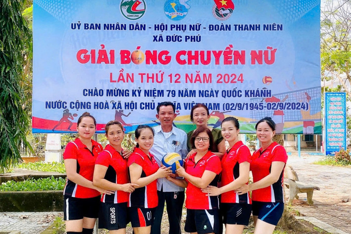 Xã Đức Phú tổ chức Giải bóng chuyền chào mừng Quốc khánh 2.9 Bình Thuận: Sôi nổi Giải bóng chuyền nữ xã Đức Phú chào mừng Quốc khánh 2.9 -0