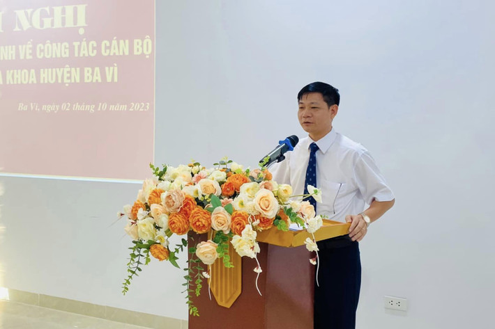 BSCKI Nguyễn Ngọc Vinh, Phó Giám đốc Bệnh viện đa khoa huyện Ba Vì Phó Giám đốc BV đa khoa Ba Vì: Chỉ số khám bệnh, điều trị nội trú tăng 150% sau triển khai mô hình Bệnh viện chị - em -0