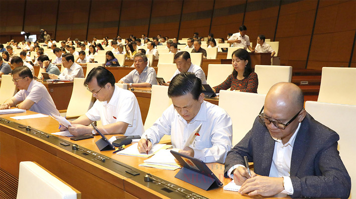 Các đai biểu dự kỳ họp. Ảnh: Hồ Long Tạo gắn kết chặt chẽ trong quản lý nhà nước về phòng, chống bạo lực gia đình -0