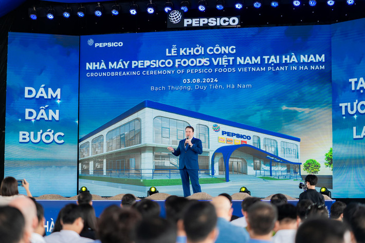 Ông Marc E. Knapper, Đại sứ Hoa Kỳ tại Việt Nam, phát biểu PepsiCo Foods Việt Nam khởi công nhà máy 90 triệu USD tại Hà Nam -0