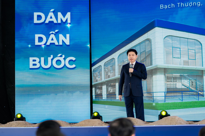 Ông Trương Quốc Huy, Chủ tịch UBND tỉnh Hà Nam, khẳng định địa phương luôn sẵn sàng hỗ trợ doanh nghiệp PepsiCo Foods Việt Nam khởi công nhà máy 90 triệu USD tại Hà Nam -0