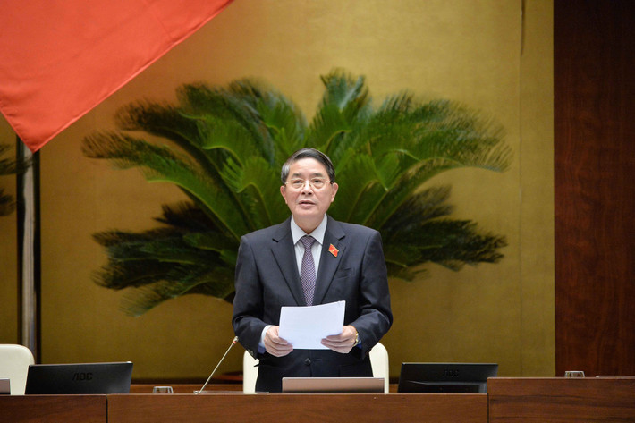Phó Chủ tịch Quốc hội Nguyễn Đức Hải phát biểu tại phiên họp. Ảnh: Hồ Long Tránh quy định về hành vi bị nghiêm cấm rải rác ở các điều luật khác nhau -0