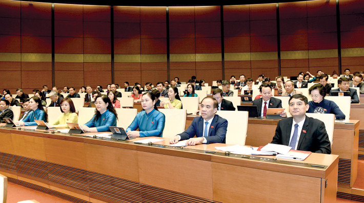 Đoàn ĐBQH tỉnh Tuyên Quang tham dự Kỳ họp thứ Bảy Ảnh: Hồ Long Đoàn ĐBQH tỉnh Tuyên Quang tham dự Kỳ họp thứ Bảy Ảnh: Hồ Long