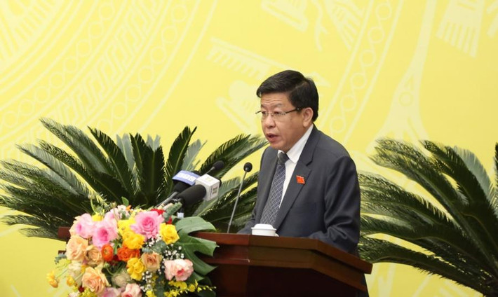 Phó Chủ tịch UBND thành phố Dương Đức Tuấn phát biểu làm rõ một số nội dung tại phiên chất vấn Kiên quyết chấm dứt hoạt động của các dự án chậm tiến độ -0