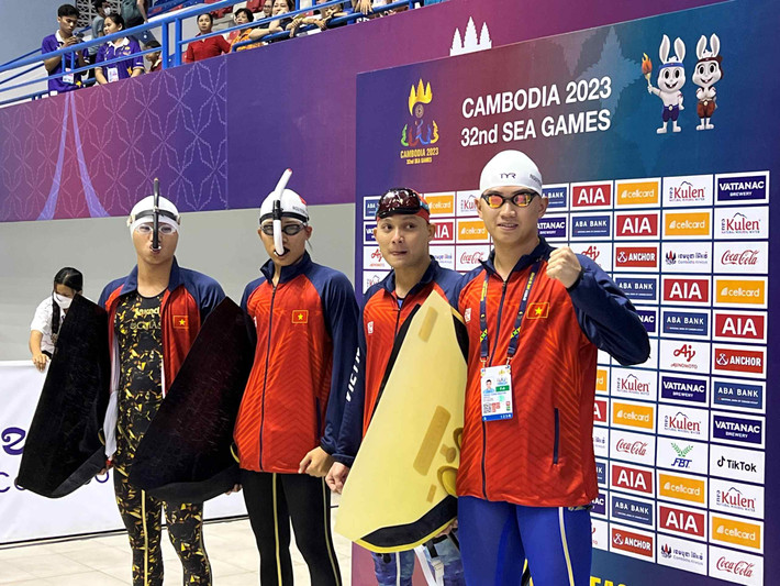 Lặn được kỳ vọng mang về thêm 4 HCV cho đoàn thể thao Việt Nam. Ảnh: Tam Ninh SEA Games 32: Việt Nam có thể giành thêm 30 - 40 HCV -0