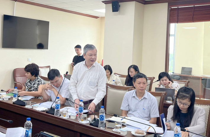 Đại diện Tập đoàn Công nghiệp Viễn thông Quân đội Nguyễn Quang Tuấn phát biểu tại hội thảo Lấy ý kiến về định hướng chính sách lớn trong sửa đổi Luật Khoa học và Công nghệ -0