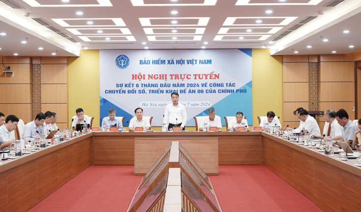 Toàn cảnh hội nghị. Ảnh: BH Chuyển đổi số đạt nhiều kết quả tích cực -0