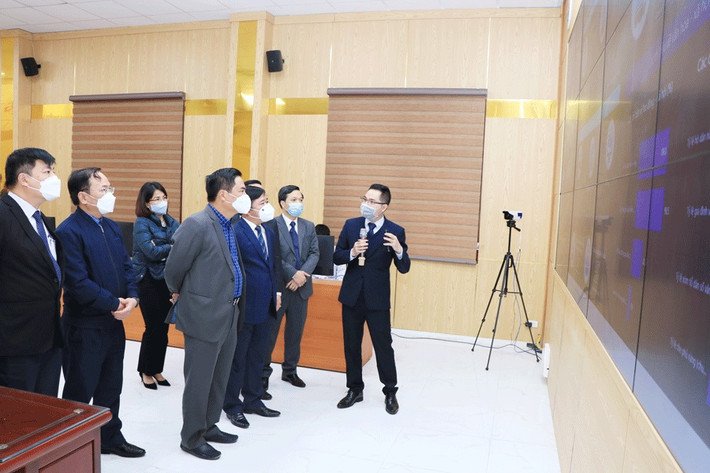 Trung tâm điều hành IOC Phổ Yên Ảnh: Chu Hường Trung tâm điều hành IOC Phổ Yên - ảnh CHU HƯỜNG