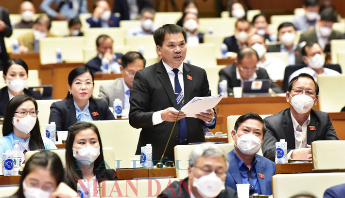 ĐBQH Dương Khắc Mai (Đắk Nông) chất vấn Ảnh: Lâm Hiển ĐBQH Dương Khắc Mai (Đắk Nông) chất vấn Ảnh: Lâm Hiển