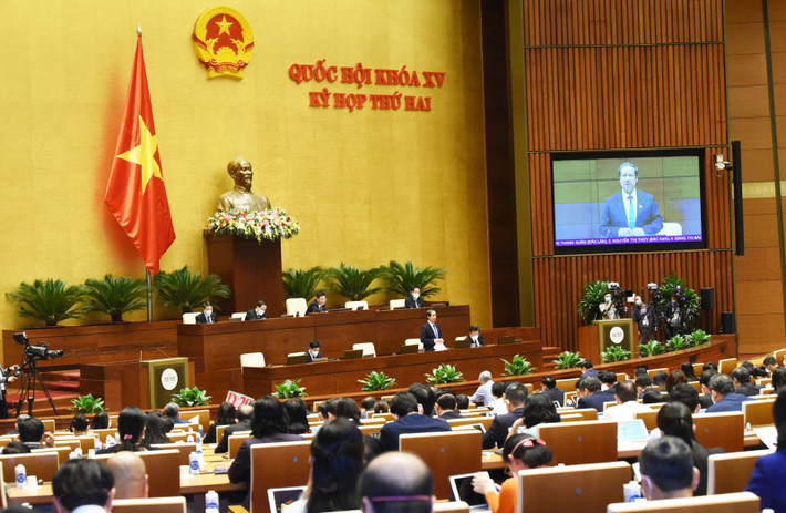 Toàn cảnh phiên chất vấn Ảnh: Quang Khánh Toàn cảnh phiên chất vấn Ảnh: Quang Khánh