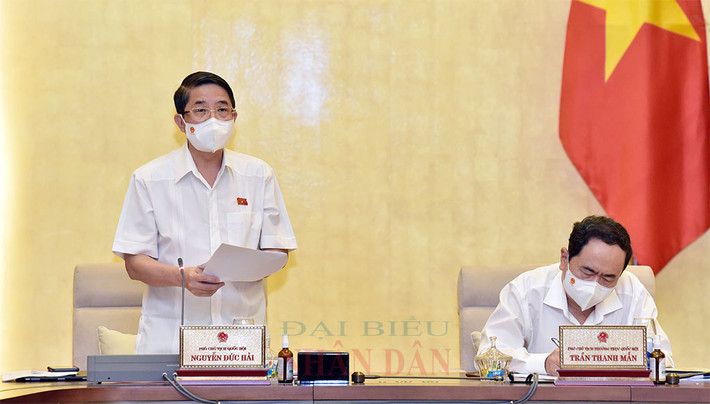 Phó Chủ tịch Quốc hội Nguyễn Đức Hải điều hành Phiên họp Ảnh: Lâm Hiển Phó Chủ tịch Quốc hội Nguyễn Đức Hải điều hành Phiên họp Ảnh: Lâm Hiển