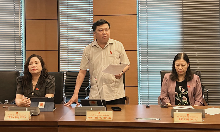 ĐBQH Phạm Hùng Thắng (Hà Nam) phát biểu Tạo dư địa phát triển mới cho các địa phương -0