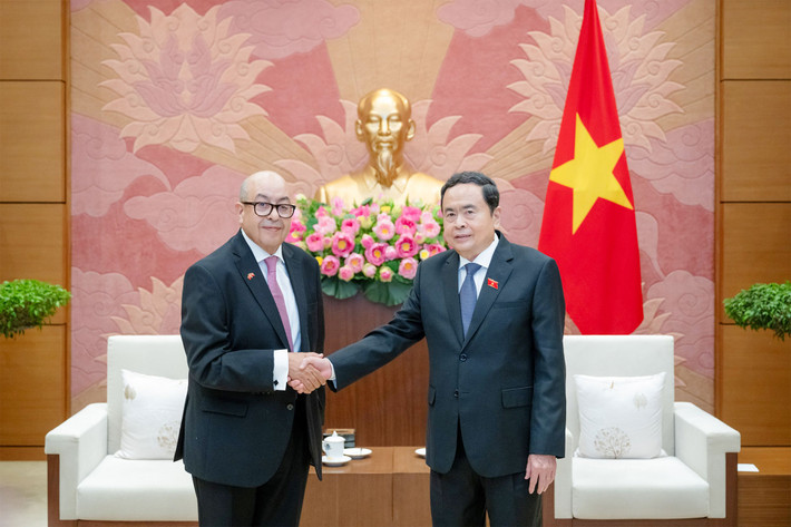Chủ tịch Quốc hội Trần Thanh Mẫn tiếp Tổng Thư ký Hạ viện Morocco ảnh 1 Chủ tịch Quốc hội Trần Thanh Mẫn tiếp Tổng Thư ký Hạ viện Morocco -0